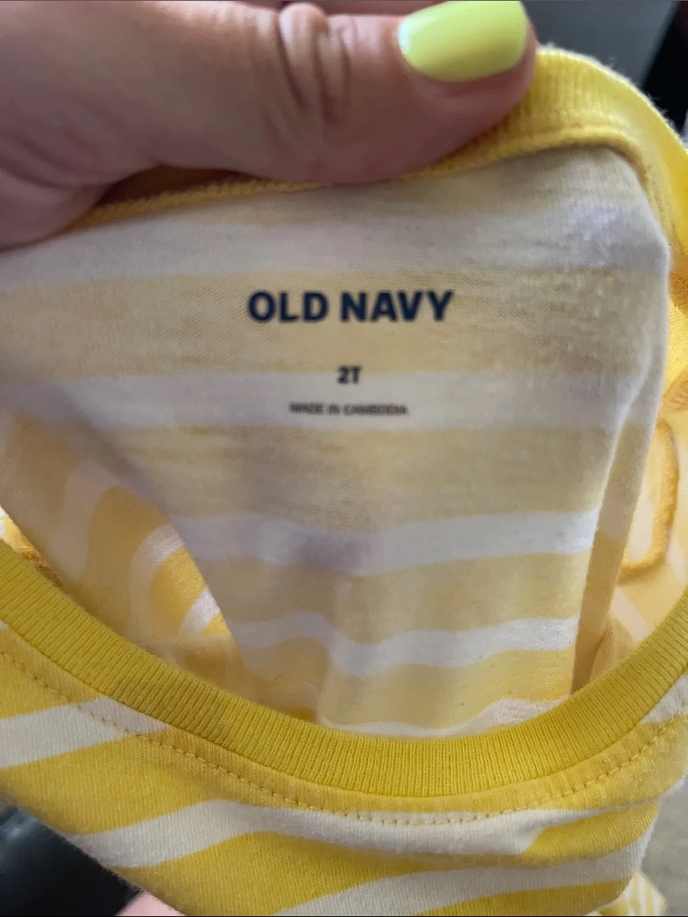 2T yellow dress